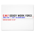 G.W.F  Photo Prints