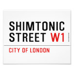 Shimtonic Street  Photo Prints