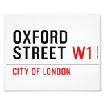 oxford street  Photo Prints