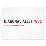 Diagonal Alley  Photo Prints