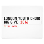 London Youth Choir Big Give   Photo Prints