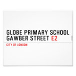 Globe Primary School Gawber Street  Photo Prints
