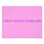 coral cresent  Photo Prints
