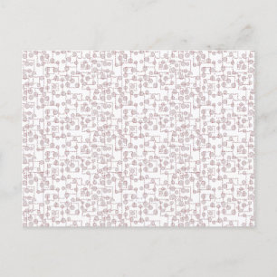 Photo Prints Announcement Postcard