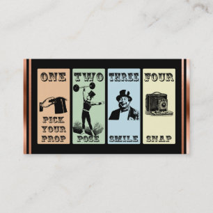 Photo Prop Sign Vintage Wedding Business Card