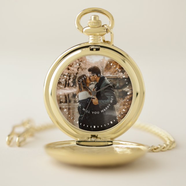 Photo Proposal Pocket Watch (Inside)