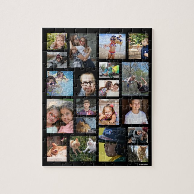 Photo Puzzle with 20 Templates - HAMbWG (Vertical)