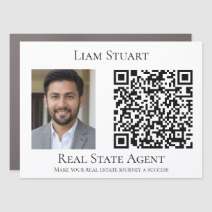Photo QR code Business Company Large Car Magnet