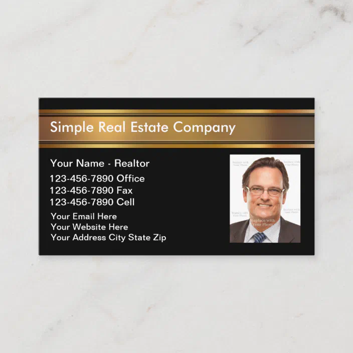 Photo Real Estate Business Cards Zazzle Com