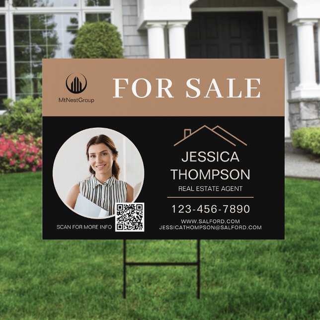 Photo Real Estate For Sale Realtor Yard Sign (Creator Uploaded)