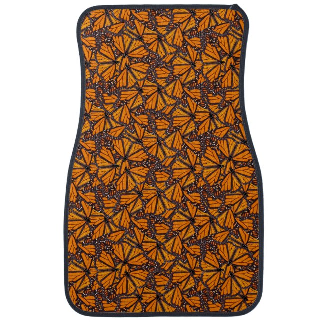 Photo Realistic Monarch Butterflies Car Floor Mat (Front)