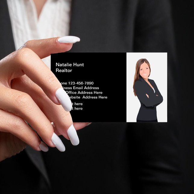 Photo Realtor Business Card Template (Creator Uploaded)