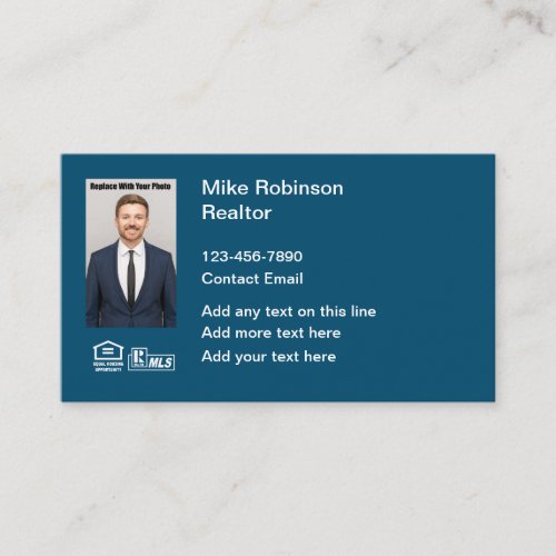 Photo Realtor MLS Business Referral Cards