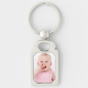 Photo Rectangle-Shaped Keychain