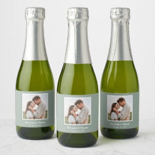 Photo Rehearsal Dinner Eucalyptus Sparkling Wine Label