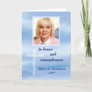 Photo Religious Sympathy Customizable Name with Bl Card
