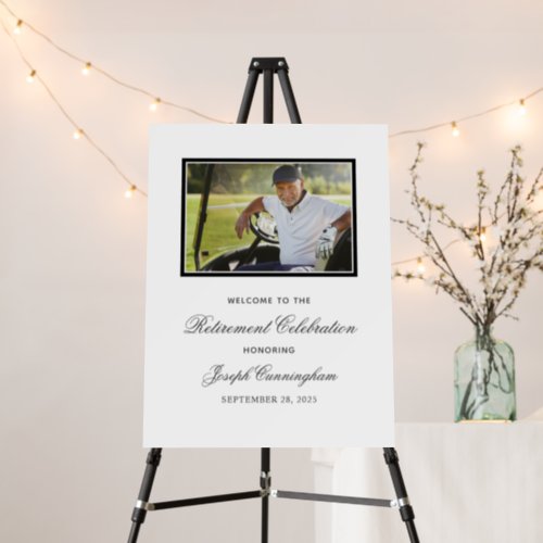 Photo Retirement Party Celebration Welcome Sign