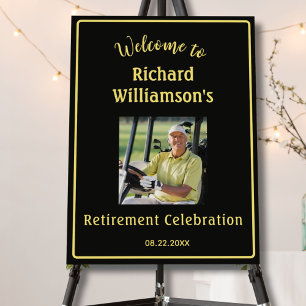 *Photo Retirement Party Welcome Sign