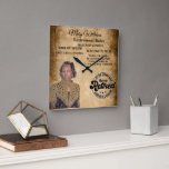 Photo retirement  square wall clock<br><div class="desc">Photo retirement Square Wall Clock</div>
