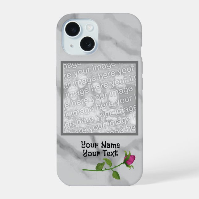 Photo Rosebud  Iphone Case (Back)