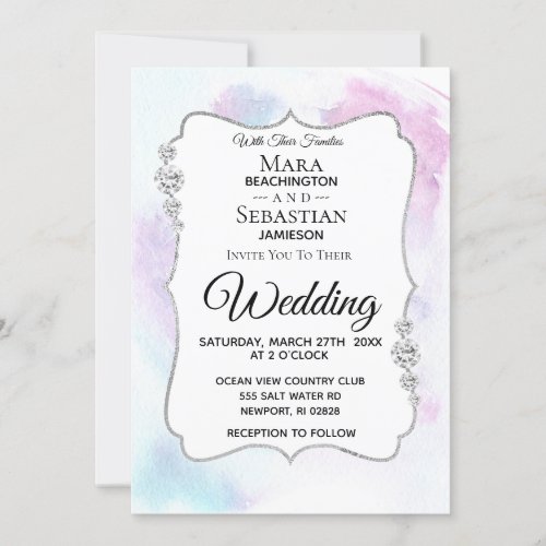  PHOTO   RSVP  QR _ Diamond ABSTRACT  Wedding Invitation