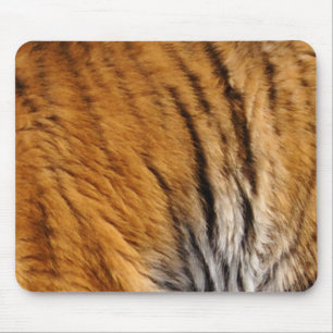 Photo-sampled Tiger Stripes Big Cat Wildlife Mouse Pad
