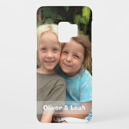 Photo Samsung galaxy S9 case with names