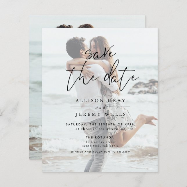 Photo Save the Date (Front/Back)