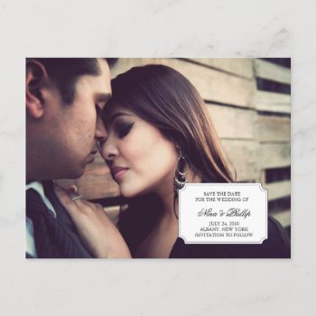 Photo Save The Date Announcement by simplysostylish at Zazzle