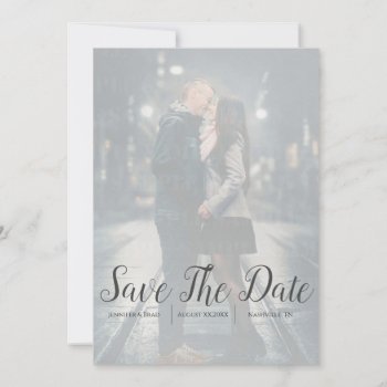 Photo Save The Date Announcement by capturedbyKC at Zazzle