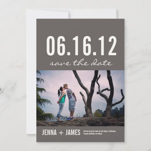 Photo Save the Date Announcement Card (005)