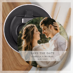 Photo Save The Date Bottle Opener