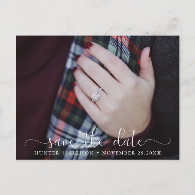 Photo Save the Date Card (Front)