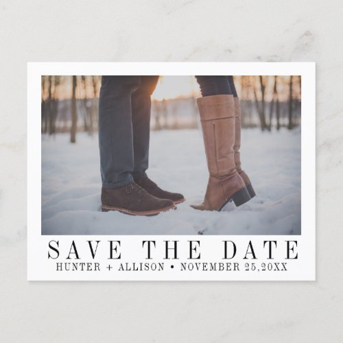 Photo Save the Date Card