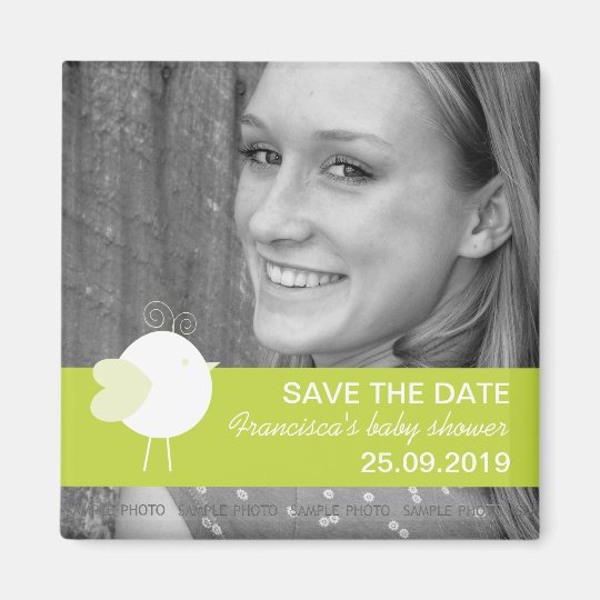 Photo Save the Date Fridge Baby Showers
