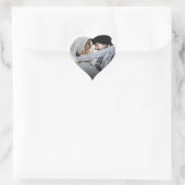 Photo Save the Date Heart=Shaped Envelope Seals (Bag)