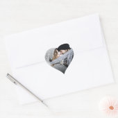 Photo Save the Date Heart=Shaped Envelope Seals (Envelope)