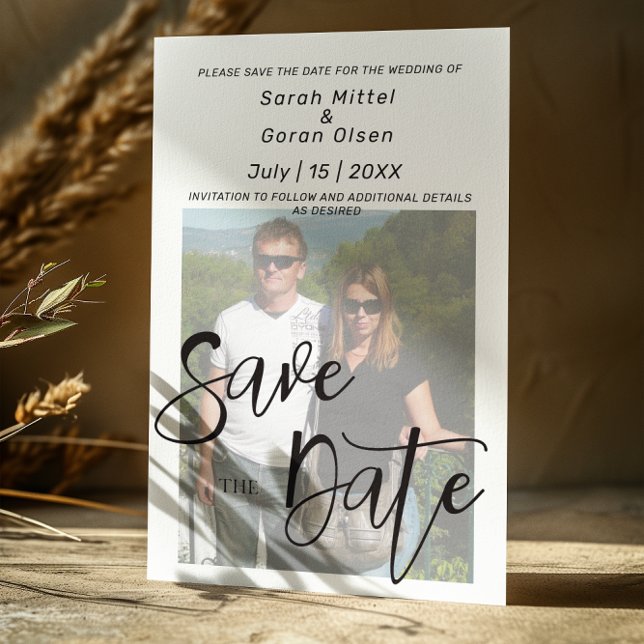 Photo Save the date  Invitation (Creator Uploaded)