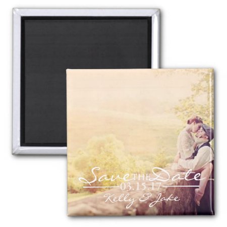 Photo Save The Date Magnet