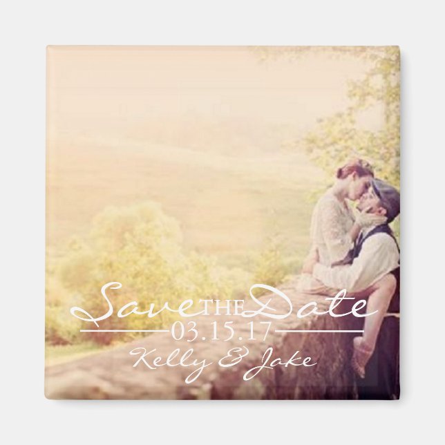 Photo Save the Date Magnet (Front)
