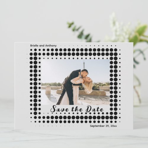 Photo Save the Date Magnet Bride Groom Wedding Day