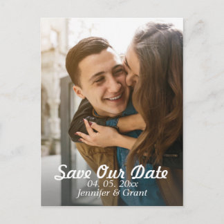 Photo Save the Date Postcard