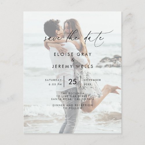 Photo Save the Date Postcard