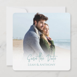 Photo Save the Date QR Code Beach Sand Dollar
