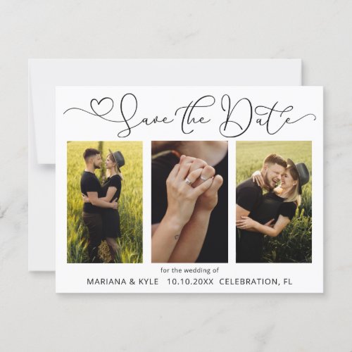 Photo Save the Date Wedding Announcement