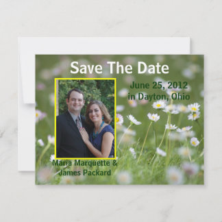 Photo Save The Date Wedding Announcement
