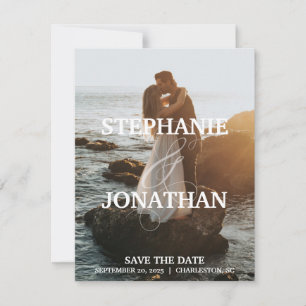 Photo Save the Date with Names Featured