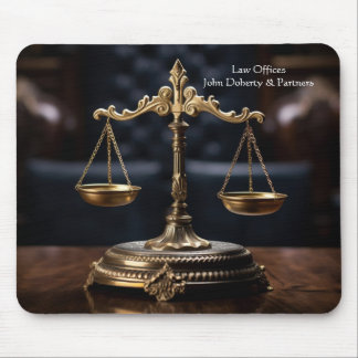 Photo Scales of Justice | Lawyer Mouse Pad