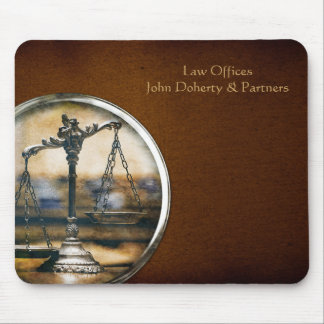 Photo Scales of Justice | Lawyer Mouse Pad