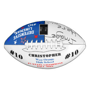 Photo School Champions Colbalt Blue Football